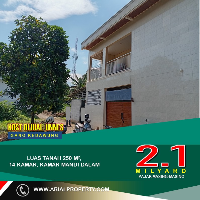 kost dijual unnes gang kedawung
