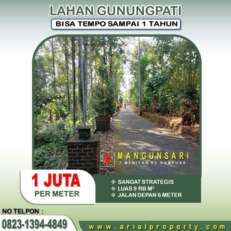 lahan gunungpati