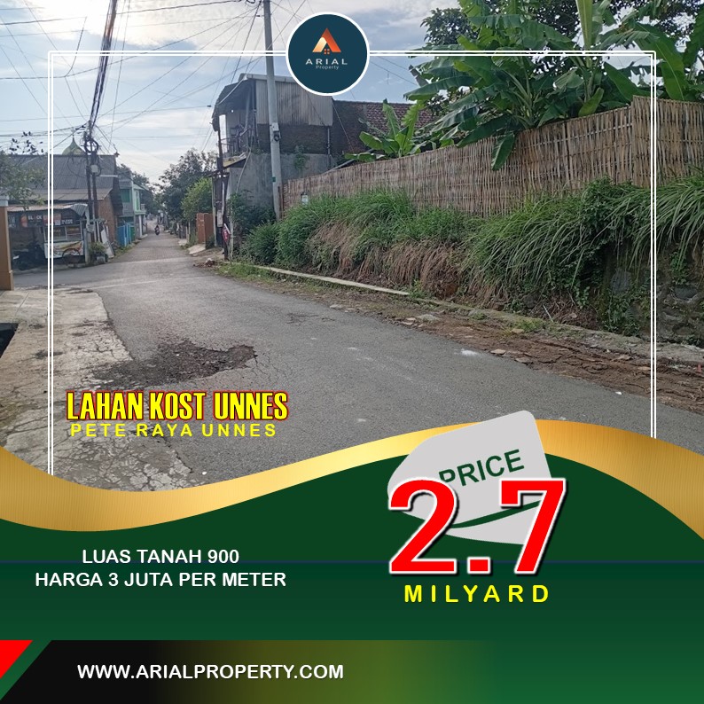 lahan untuk kost unnes